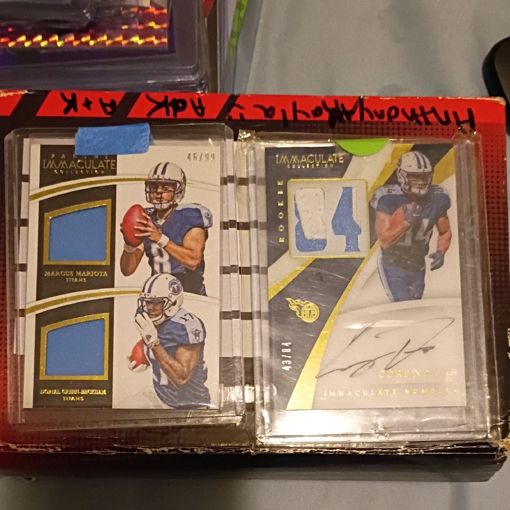 Immaculate Collection Football Cards